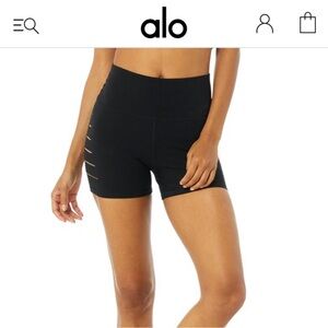 SET Alo Warrior Bra and Shorts set